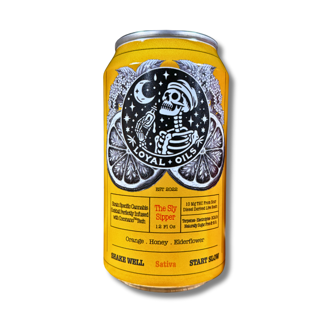 Loyal Oils | Delta 9 Live Resin | 12oz | 10mg / The Sly Sipper - Sativa